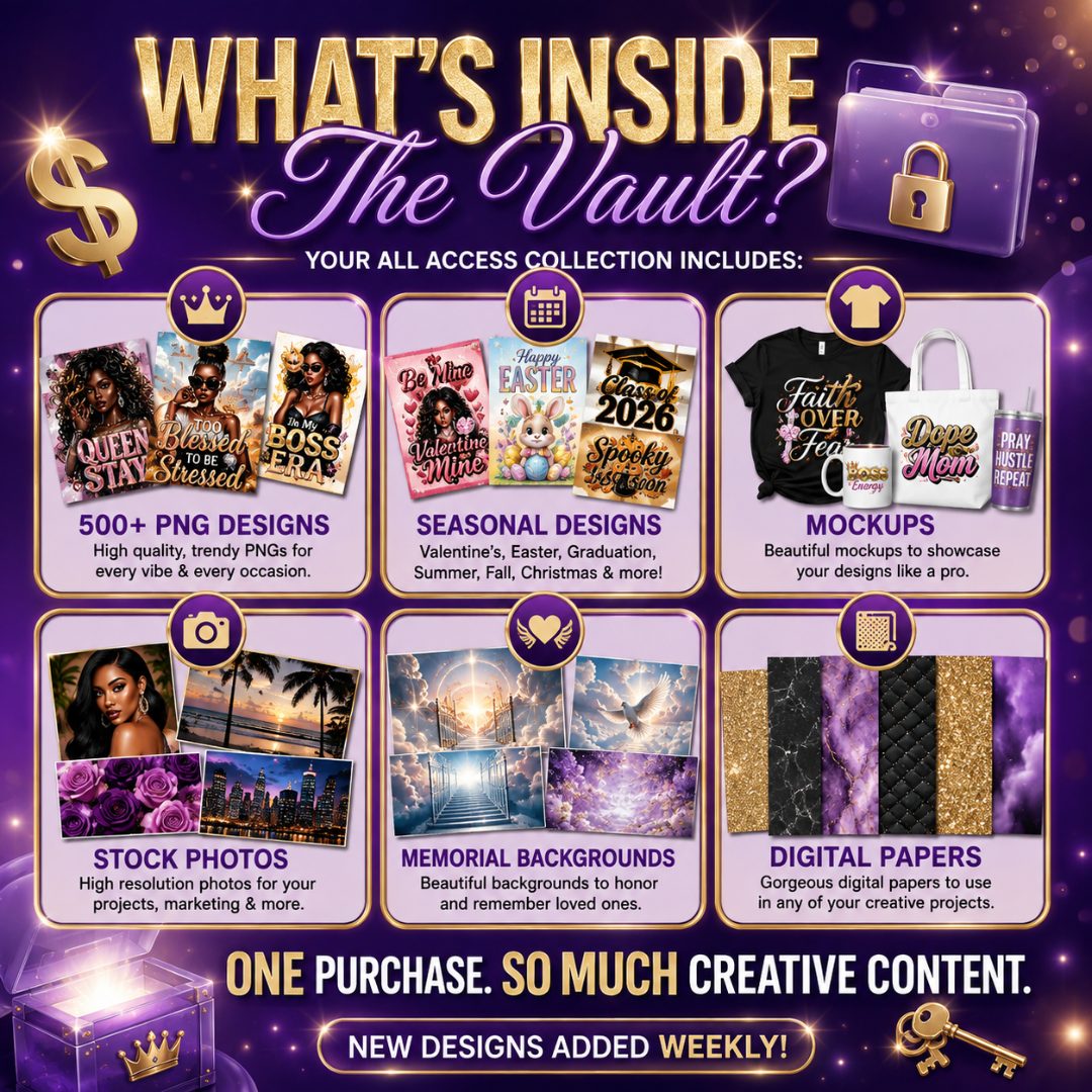 All-Access PNG Vault | Lifetime Digital Design Collection