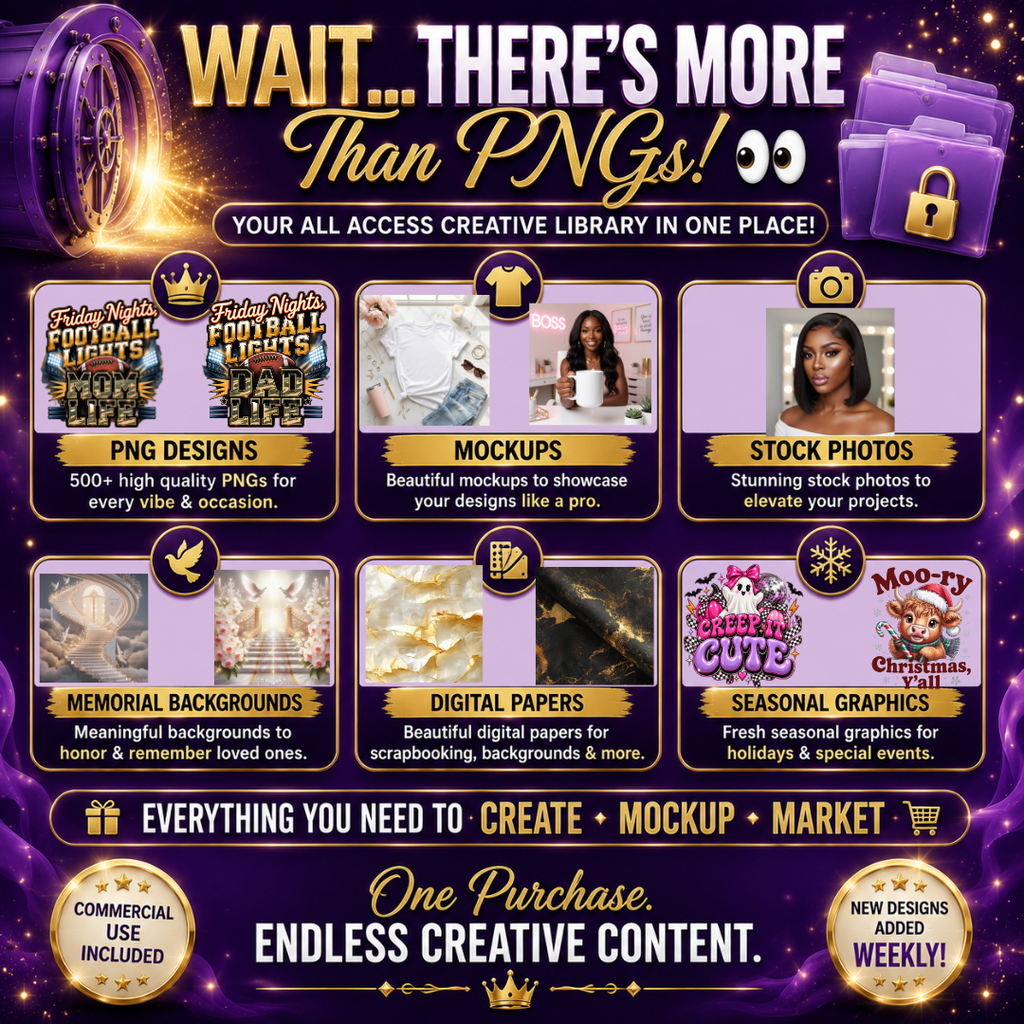 All-Access PNG Vault | Lifetime Digital Design Collection