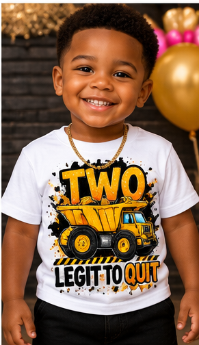 Custom Kids' T-Shirt | Personalized Toddler & Youth Birthday Shirts